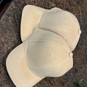 Beige Baseball Cap